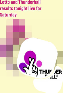 Lotto thunderball results