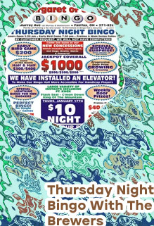 Thursday night bingo