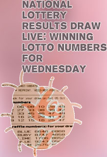 Yesterday's national lottery numbers